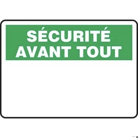 Accuform 10 in W, 7 in H, Dura-Plastic FRMRBH965XT